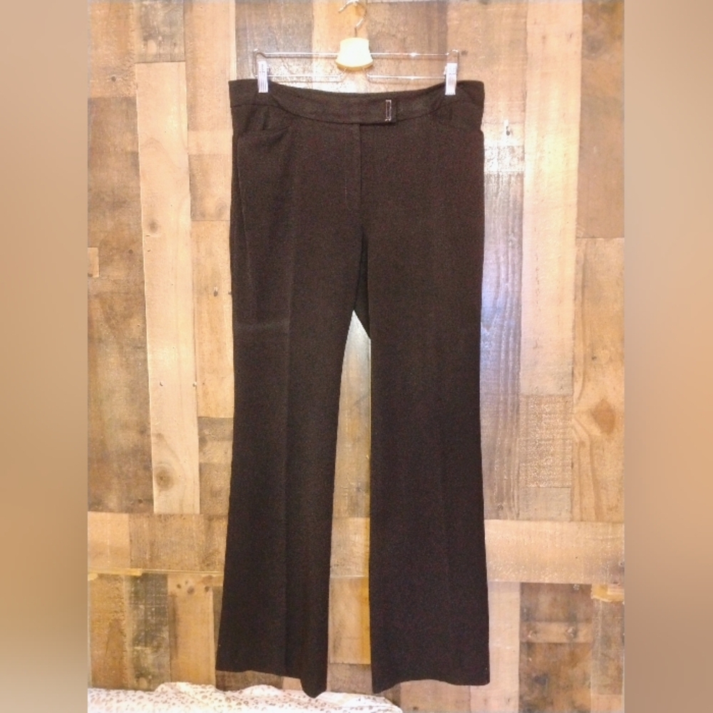 White House Black Market Black The Slim Boot Trousers Pants Size 12